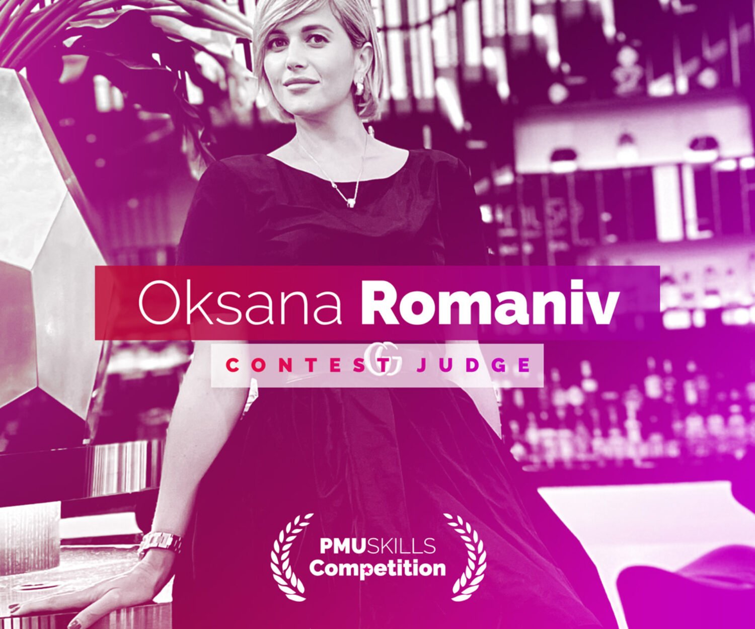 Oksana Romaniv judge of PMU SKills permanent makeup competition
