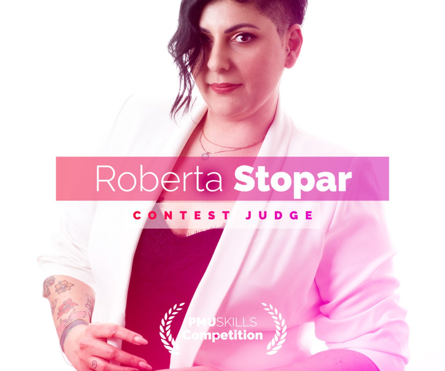 Roberta Stopar, giudice della competizione online di trucco permanente PMU Skills