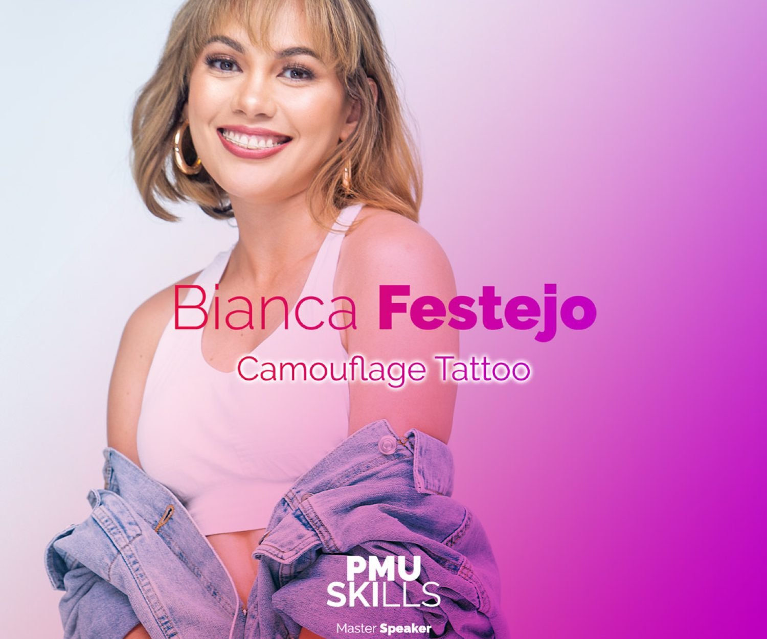 Bianca-Festejo, PMU Master Speaker, Camouflage tattoo online course
