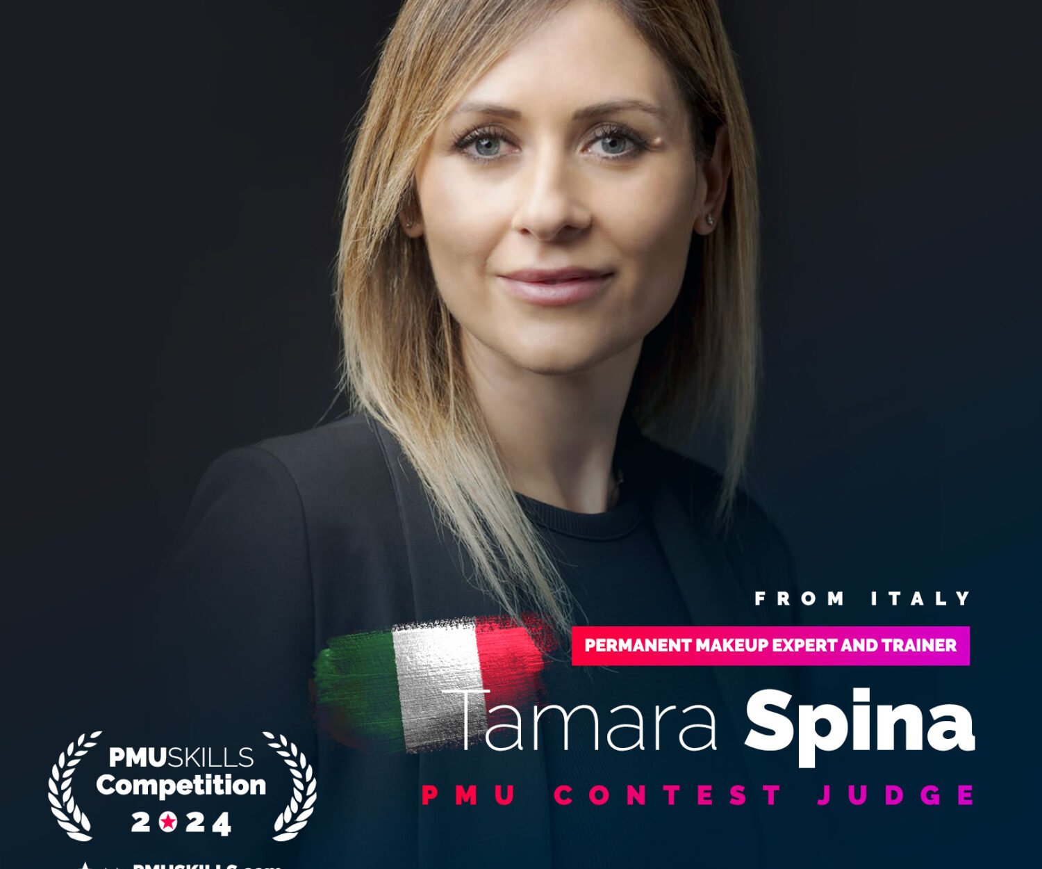 Tamara Spina, giudice per Pmu Skills, gara online di trucco permanente