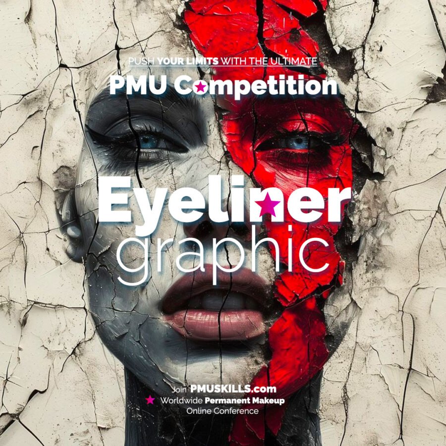 Graphic Liner Competition – bold, artistic line work at PMU Skills Competition