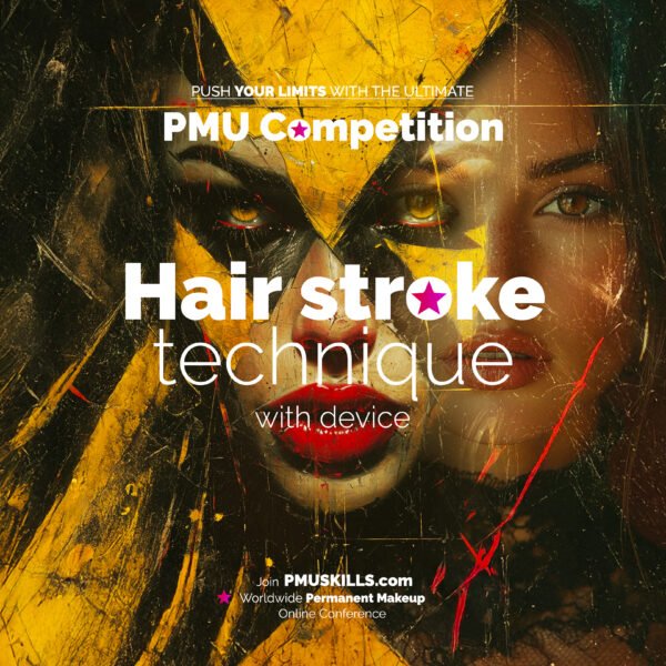 Hair Stroke Competition – precision techniques at PMU Skills Competition