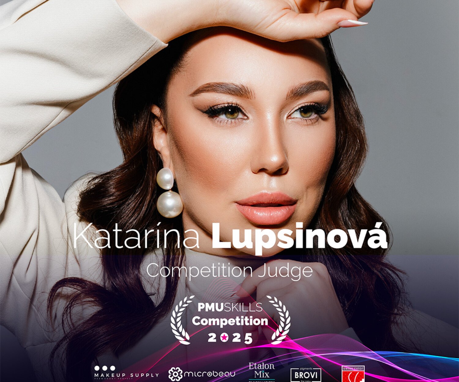 Katarina Lupsinová, PMU Master, presenting at PMU Competition