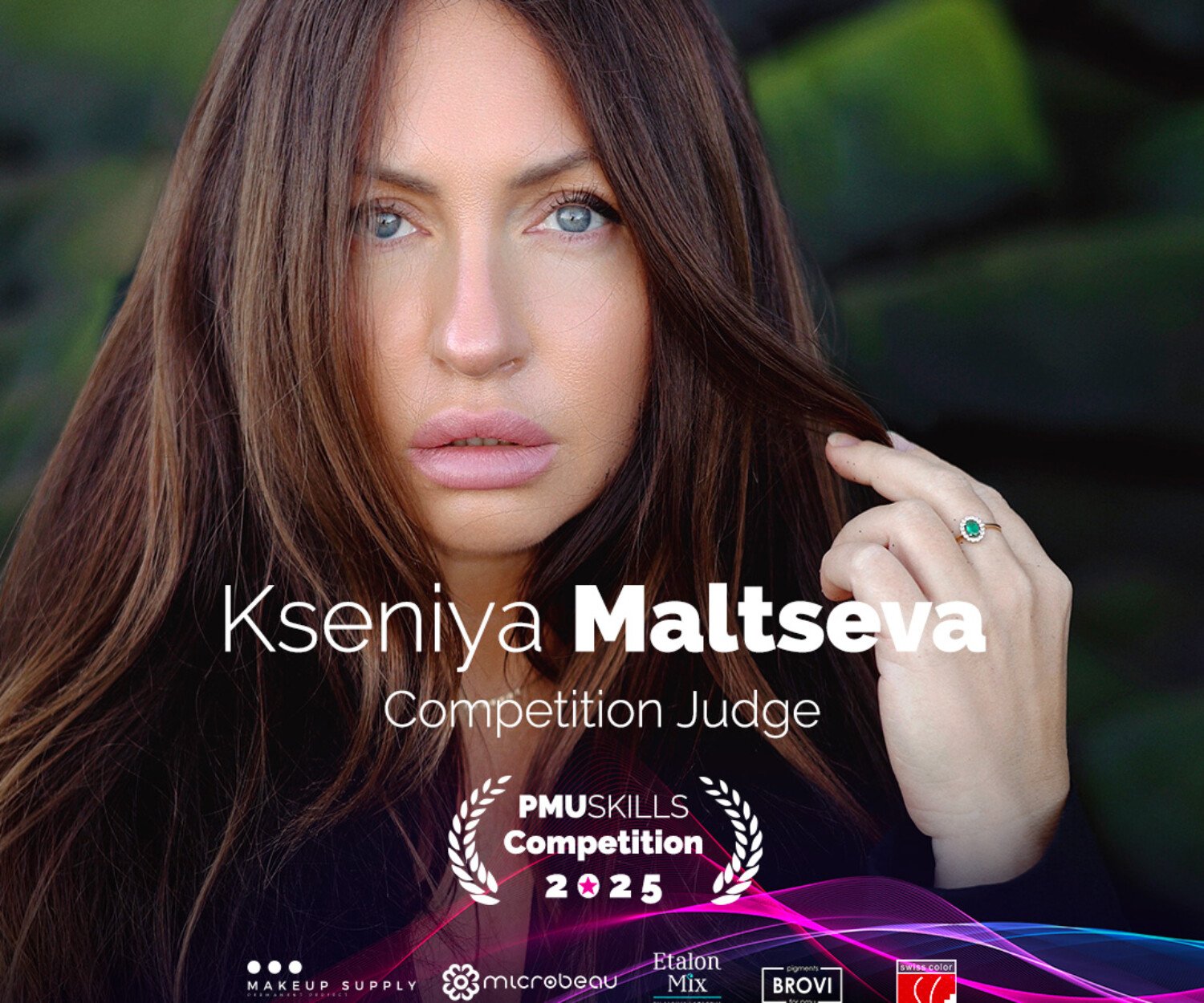 Kseniya Maltseva – International PMU Trainer, Judge and Founder of MAMi Pigments