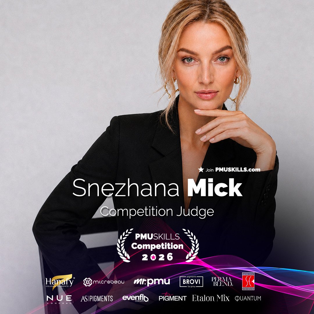 Snezhana Mick, permanent makeup artist and PmuSkills Competition judge
